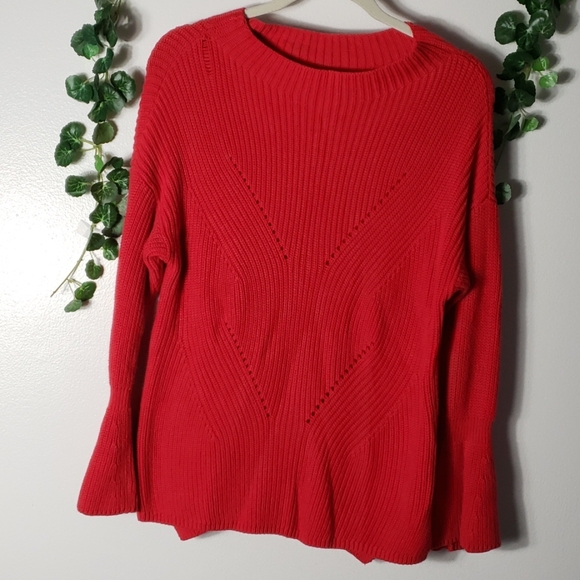Loft Stitchy Raglan Sweater - Picture 3 of 10